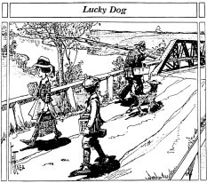 Lucky Dog Truss Bridge Drawing